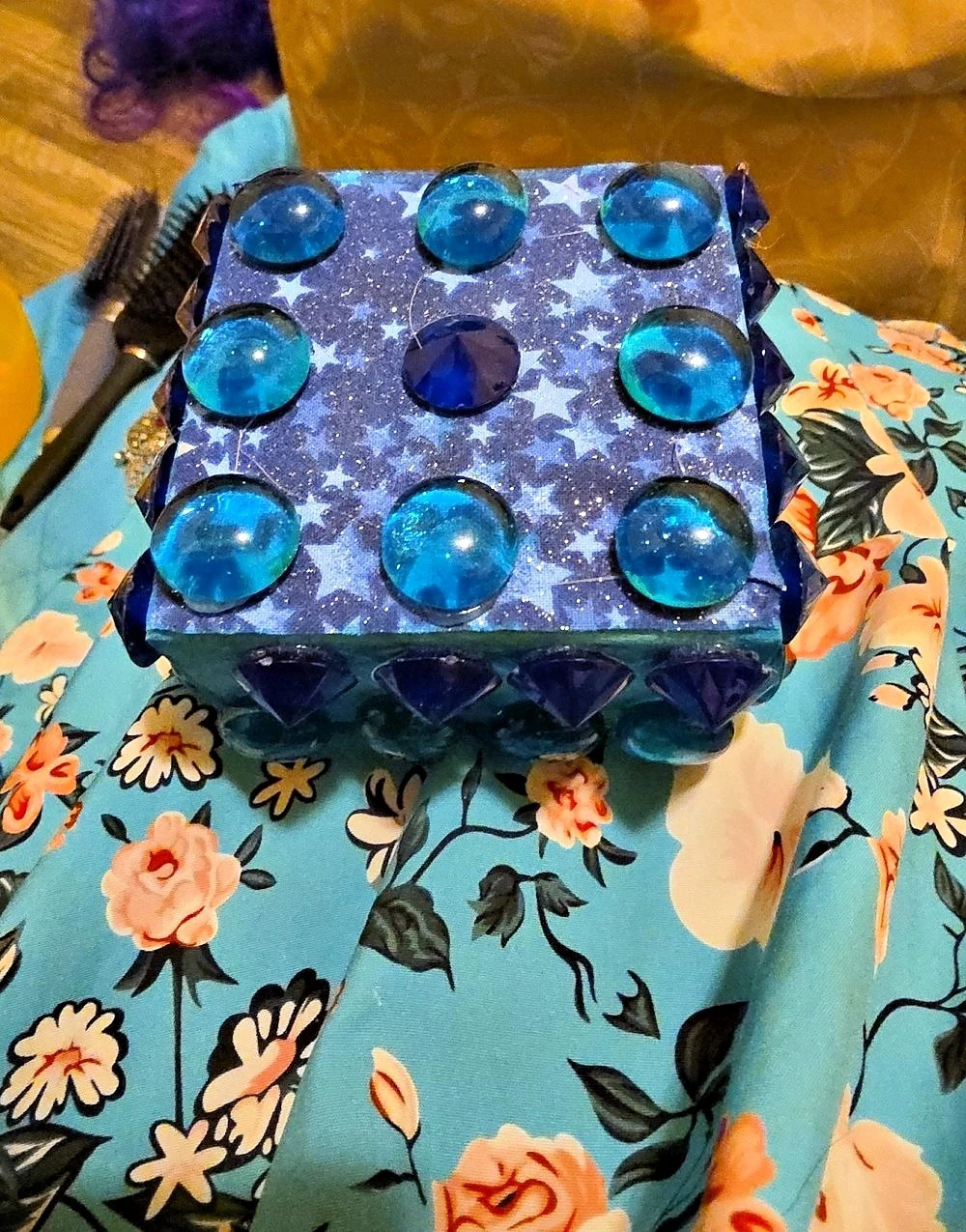Blue Decorative Trinket Box